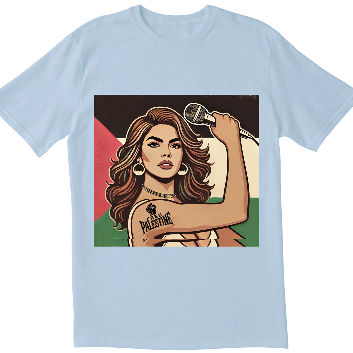 My Voice Is My Weapon T-Shirt | Women’s Empowerment Front & Back Tee