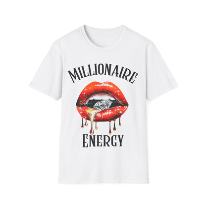 Millionaire Energy T-Shirt | Bold Money Mindset Graphic Tee