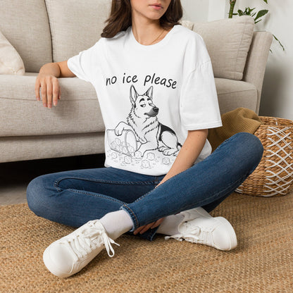 No ICE Please T-Shirt | Immigrant Rights Protest Tee