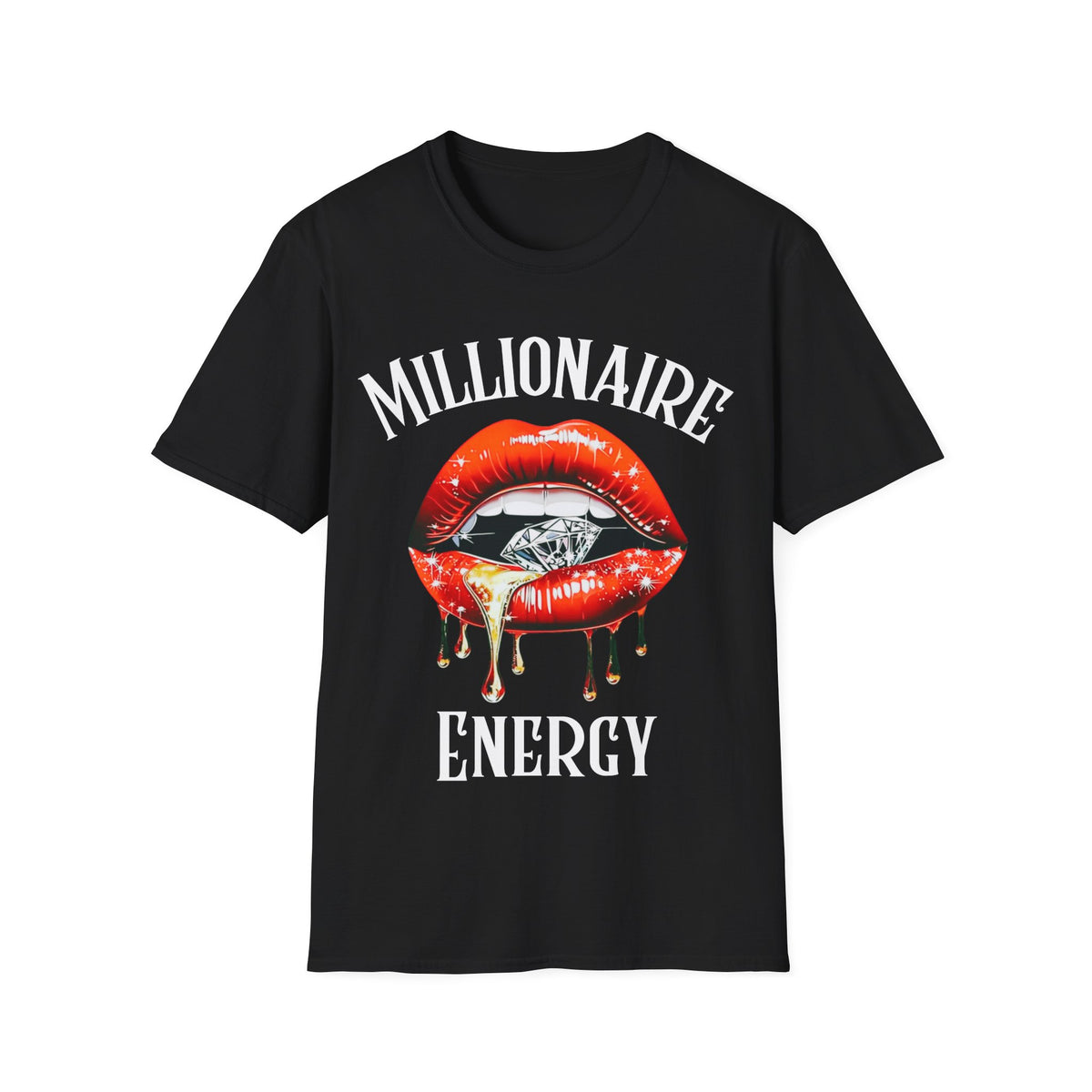 Millionaire Energy T-Shirt | Bold Money Mindset Graphic Tee