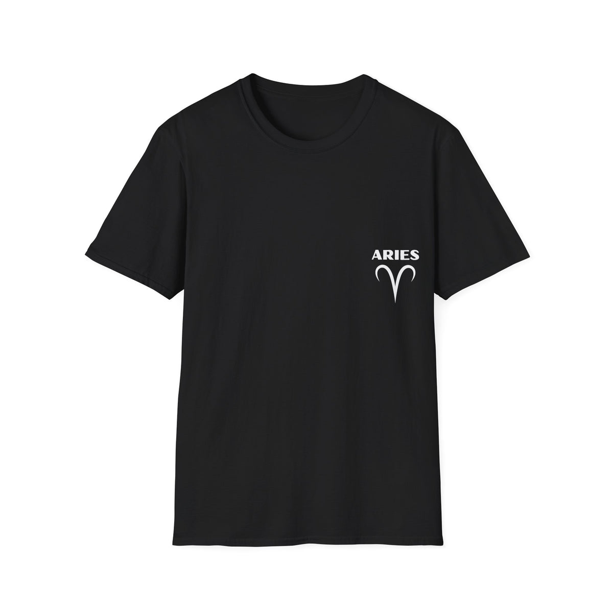 Aries Zodiac T-Shirt | Bold Ram Front & Back Graphic Tee