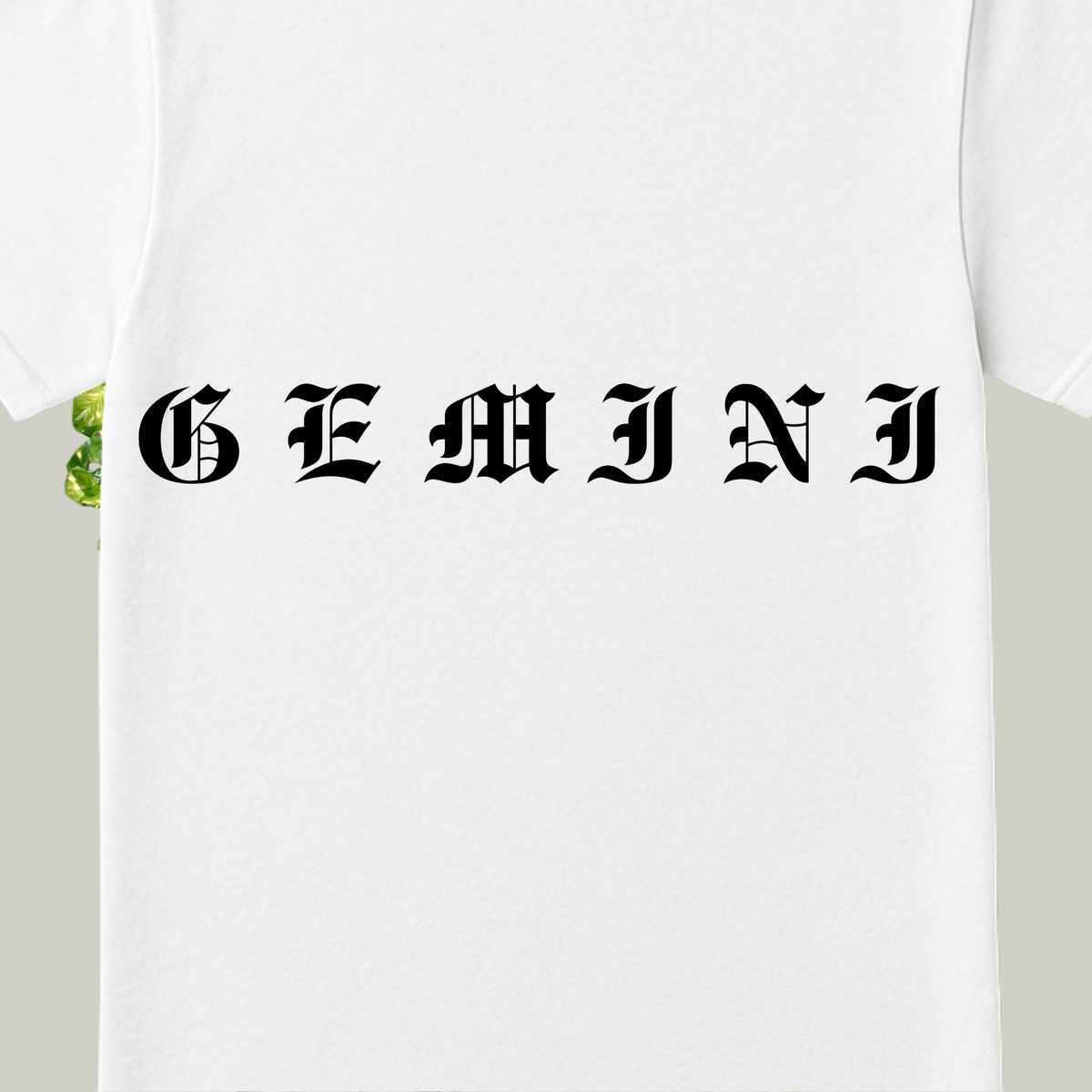 Gemini Zodiac T-Shirt | Dual Personality Front & Back Graphic Tee