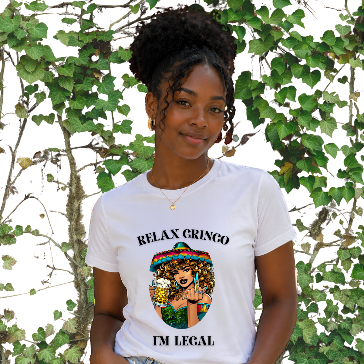 Relax Gringo I’m Legal T-Shirt | Funny Latino Pride Tee
