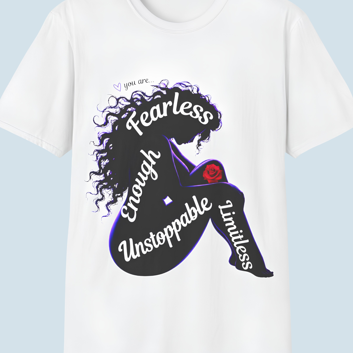 Fearless Women's Empowerment T-Shirt, Strong, Unstoppable & Limitless Tee