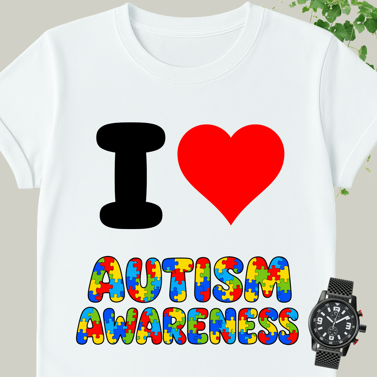 Autism Awareness T-Shirt, Neurodiversity Support Tee | Deida Designz