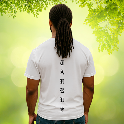 Taurus Zodiac T-Shirt | Red Bull Front & Back Graphic Tee