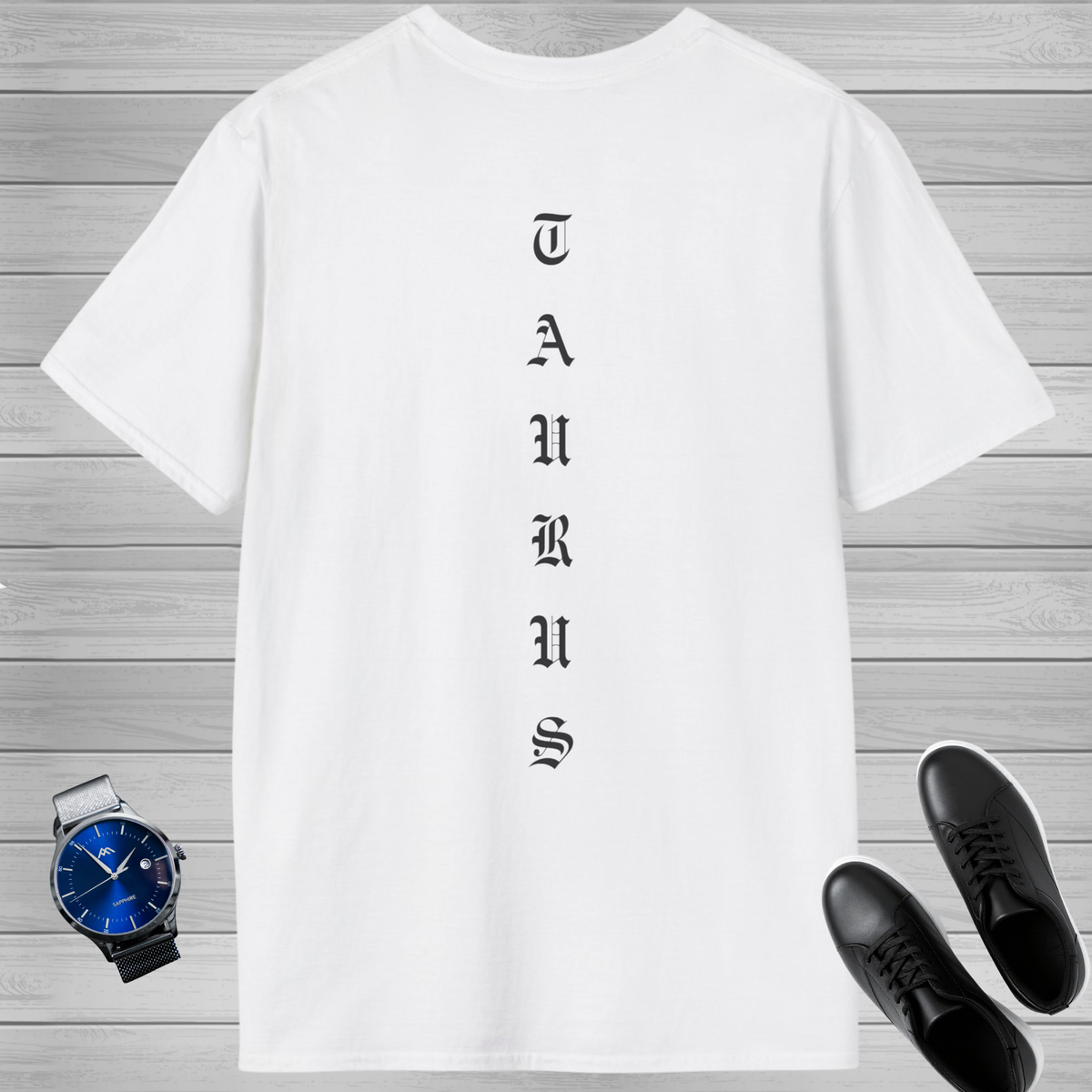 Taurus Zodiac T-Shirt | Red Bull Front & Back Graphic Tee