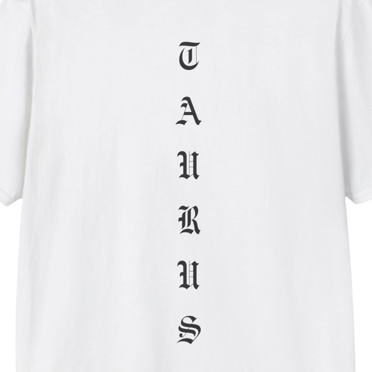Taurus Zodiac T-Shirt | Red Bull Front & Back Graphic Tee