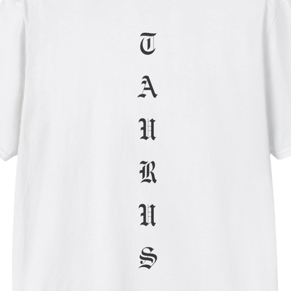 Taurus Zodiac T-Shirt | Red Bull Front & Back Graphic Tee