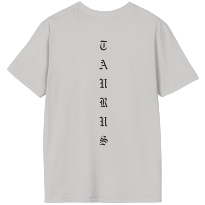 Taurus Zodiac T-Shirt | Red Bull Front & Back Graphic Tee