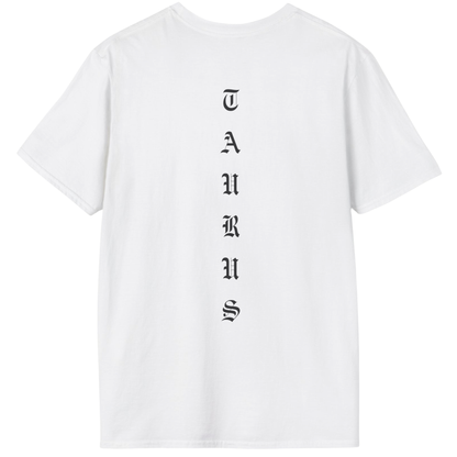 Taurus Zodiac T-Shirt | Red Bull Front & Back Graphic Tee