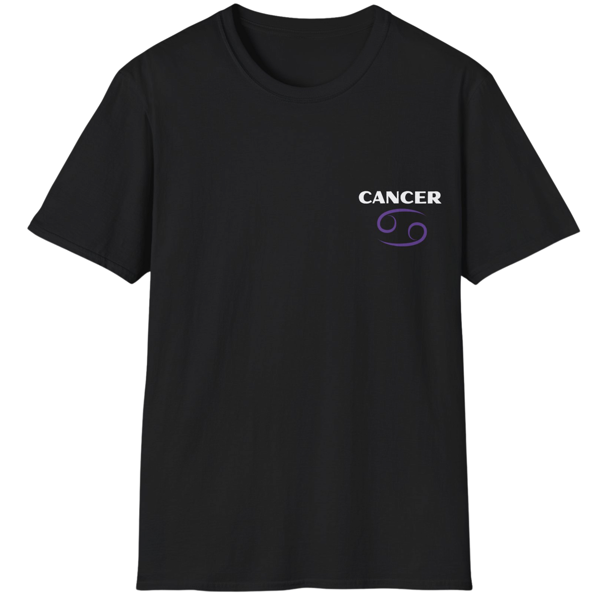 Cancer Zodiac T-Shirt | Colorful Crab Front & Back Graphic Tee