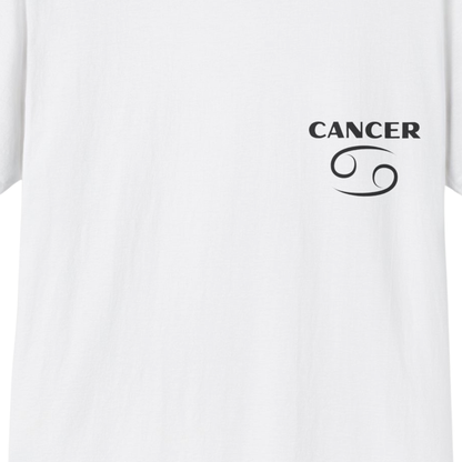 Cancer Zodiac T-Shirt | Colorful Crab Front & Back Graphic Tee