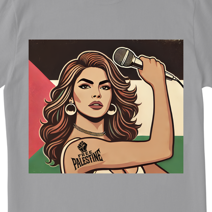 My Voice Is My Weapon T-Shirt | Women’s Empowerment Front & Back Tee