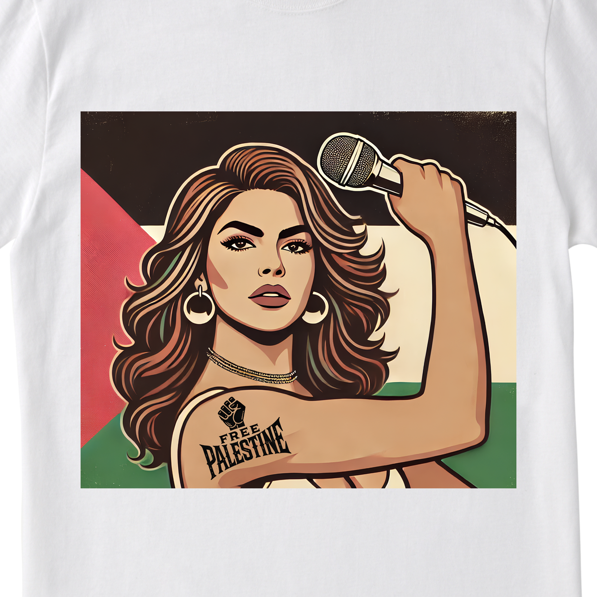 My Voice Is My Weapon T-Shirt | Women’s Empowerment Front & Back Tee
