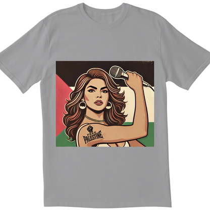 My Voice Is My Weapon T-Shirt | Women’s Empowerment Front & Back Tee
