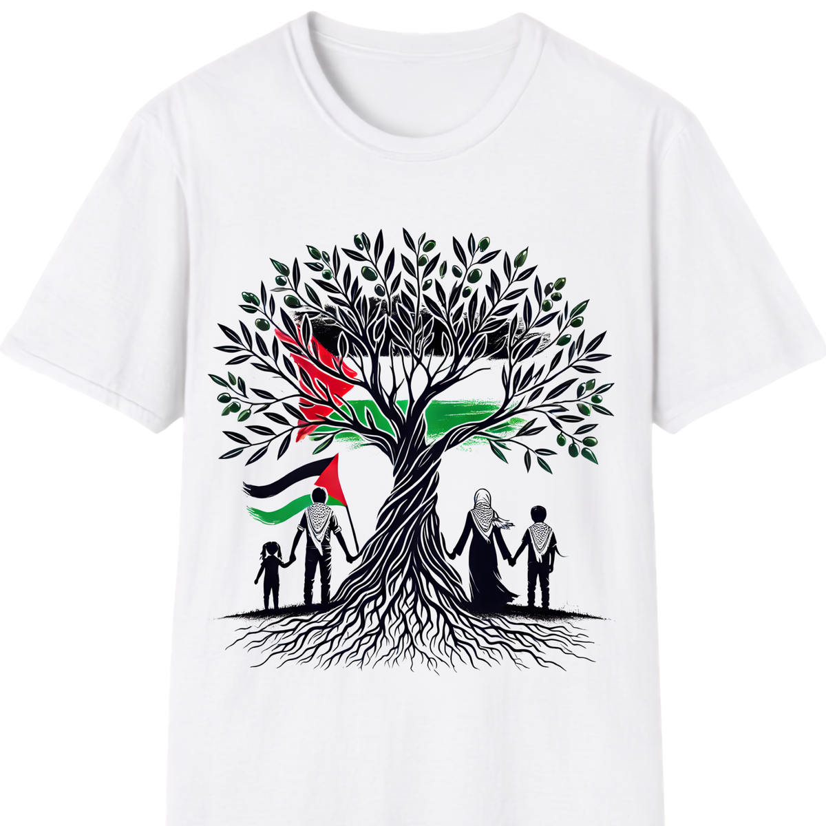 Free Palestine T-Shirt | Palestinian Solidarity Graphic Tee