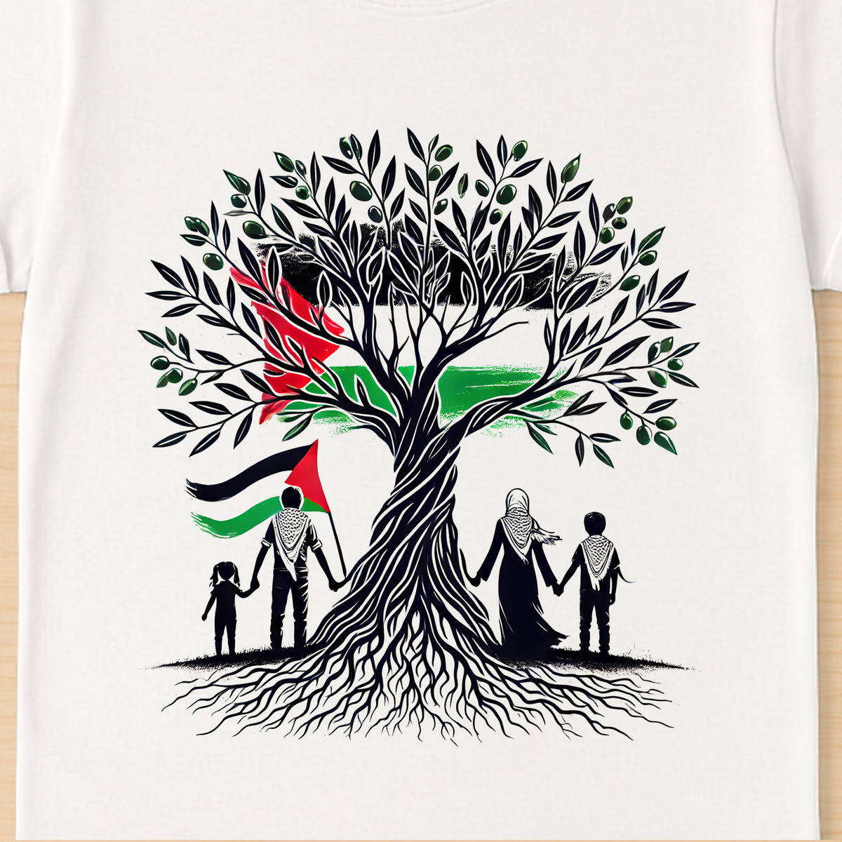Free Palestine T-Shirt | Palestinian Solidarity Graphic Tee
