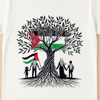 Free Palestine T-Shirt | Palestinian Solidarity Graphic Tee