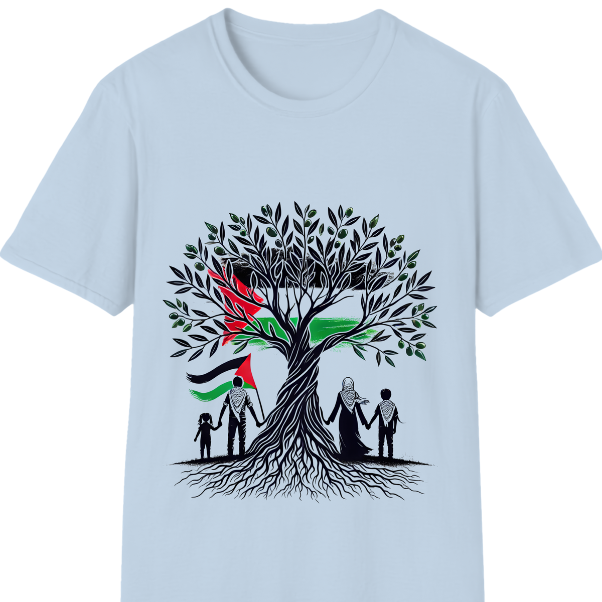 Free Palestine T-Shirt | Palestinian Solidarity Graphic Tee