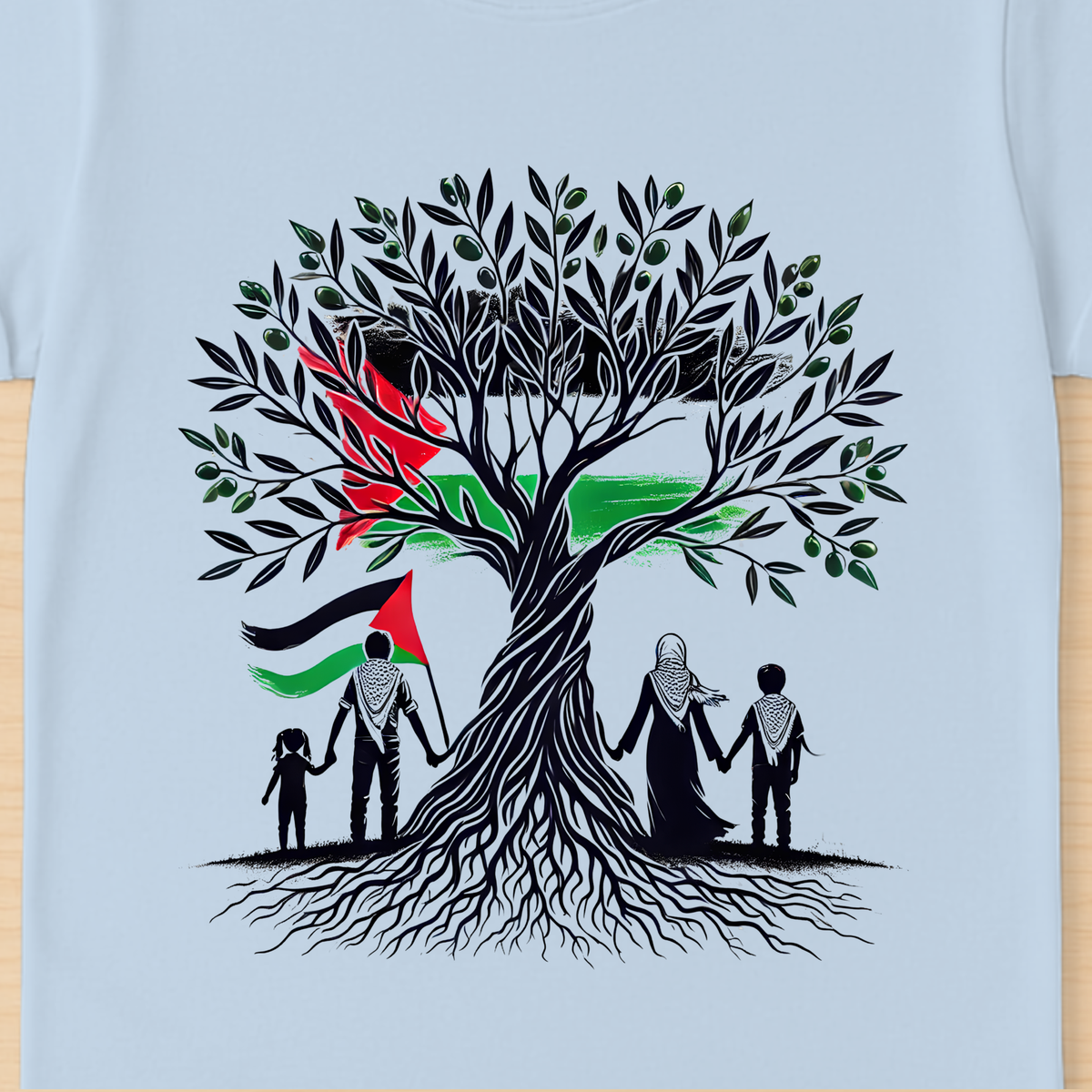 Free Palestine T-Shirt | Palestinian Solidarity Graphic Tee