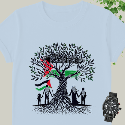 Free Palestine T-Shirt | Palestinian Solidarity Graphic Tee