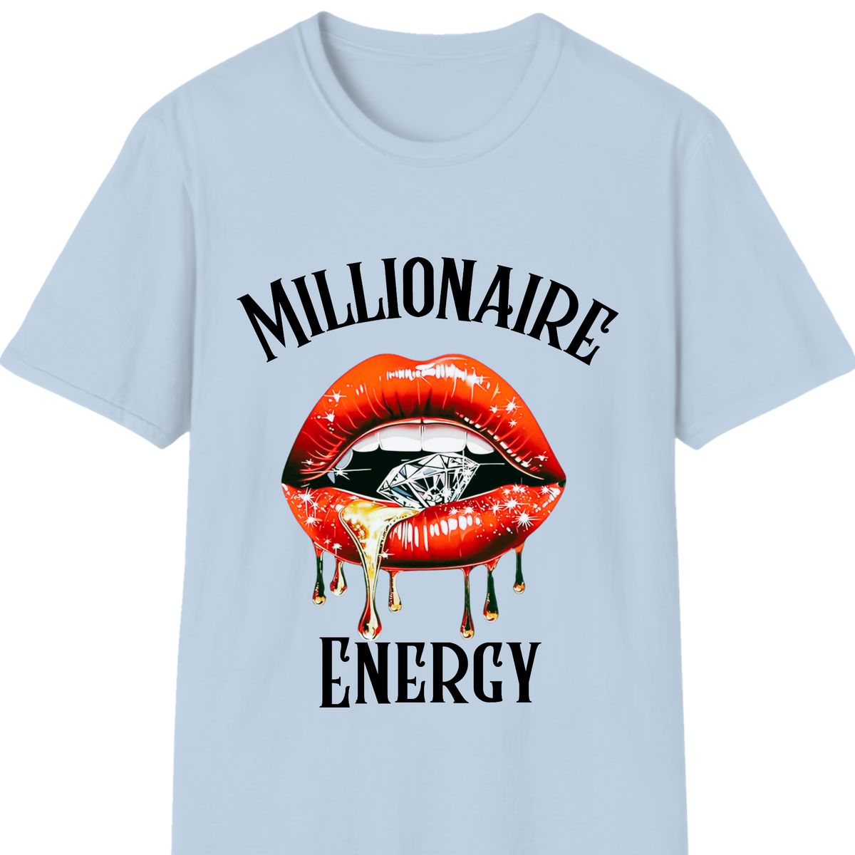 Millionaire Energy T-Shirt | Bold Money Mindset Graphic Tee