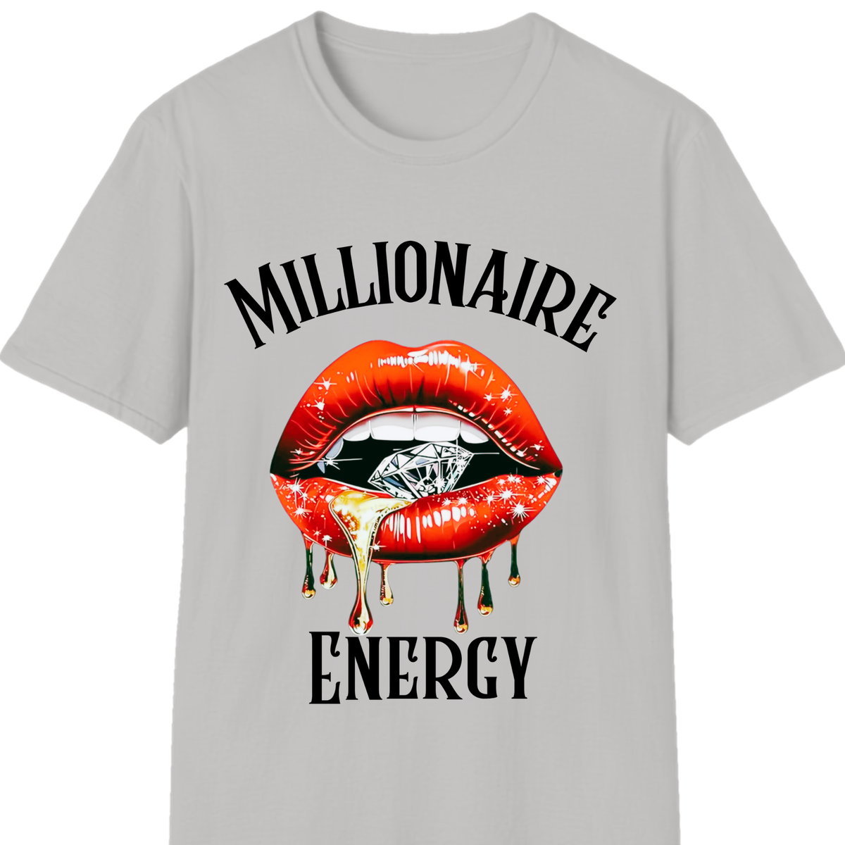 Millionaire Energy T-Shirt | Bold Money Mindset Graphic Tee