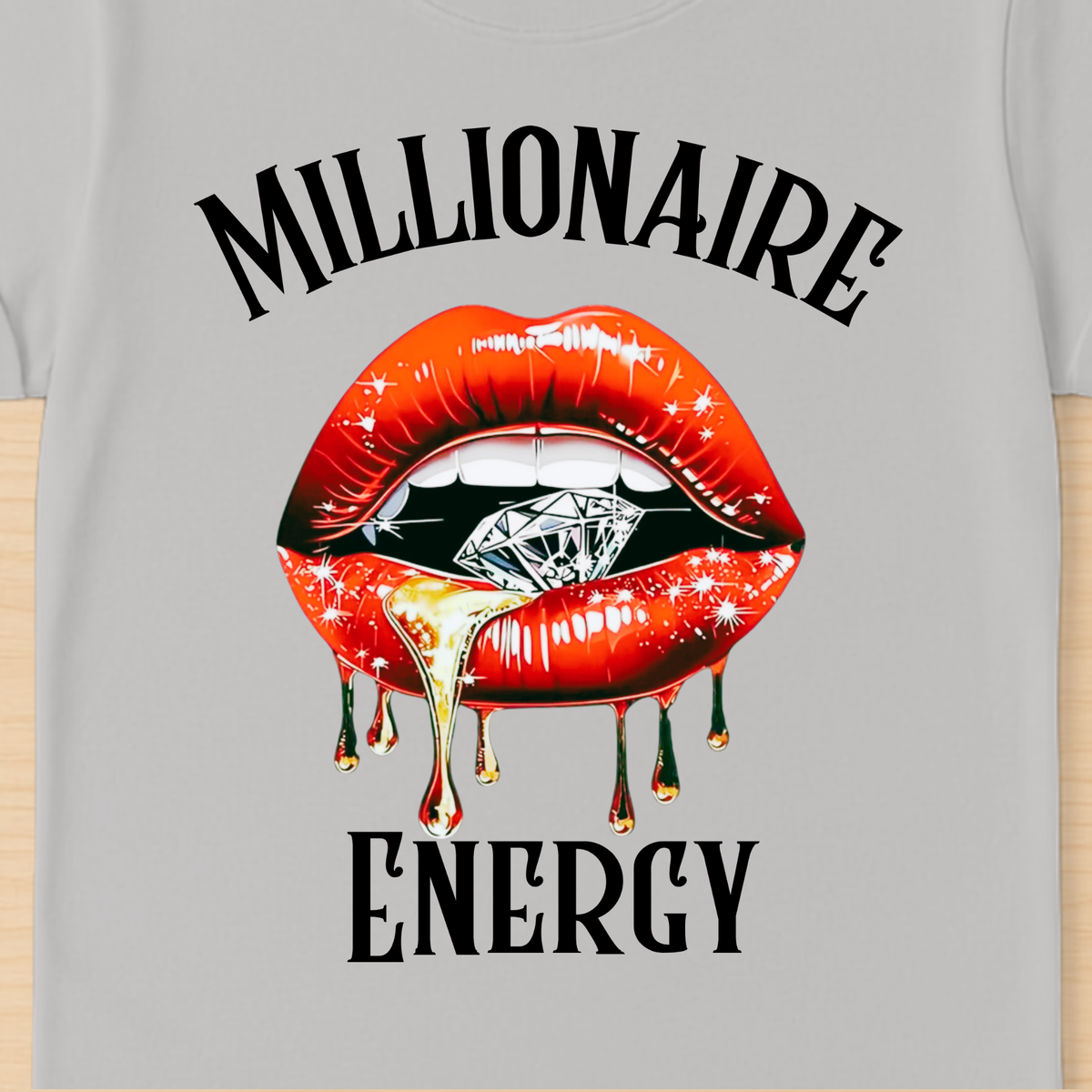 Millionaire Energy T-Shirt | Bold Money Mindset Graphic Tee