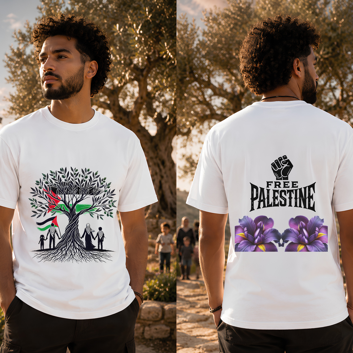 Free Palestine T-Shirt | Palestinian Solidarity Graphic Tee