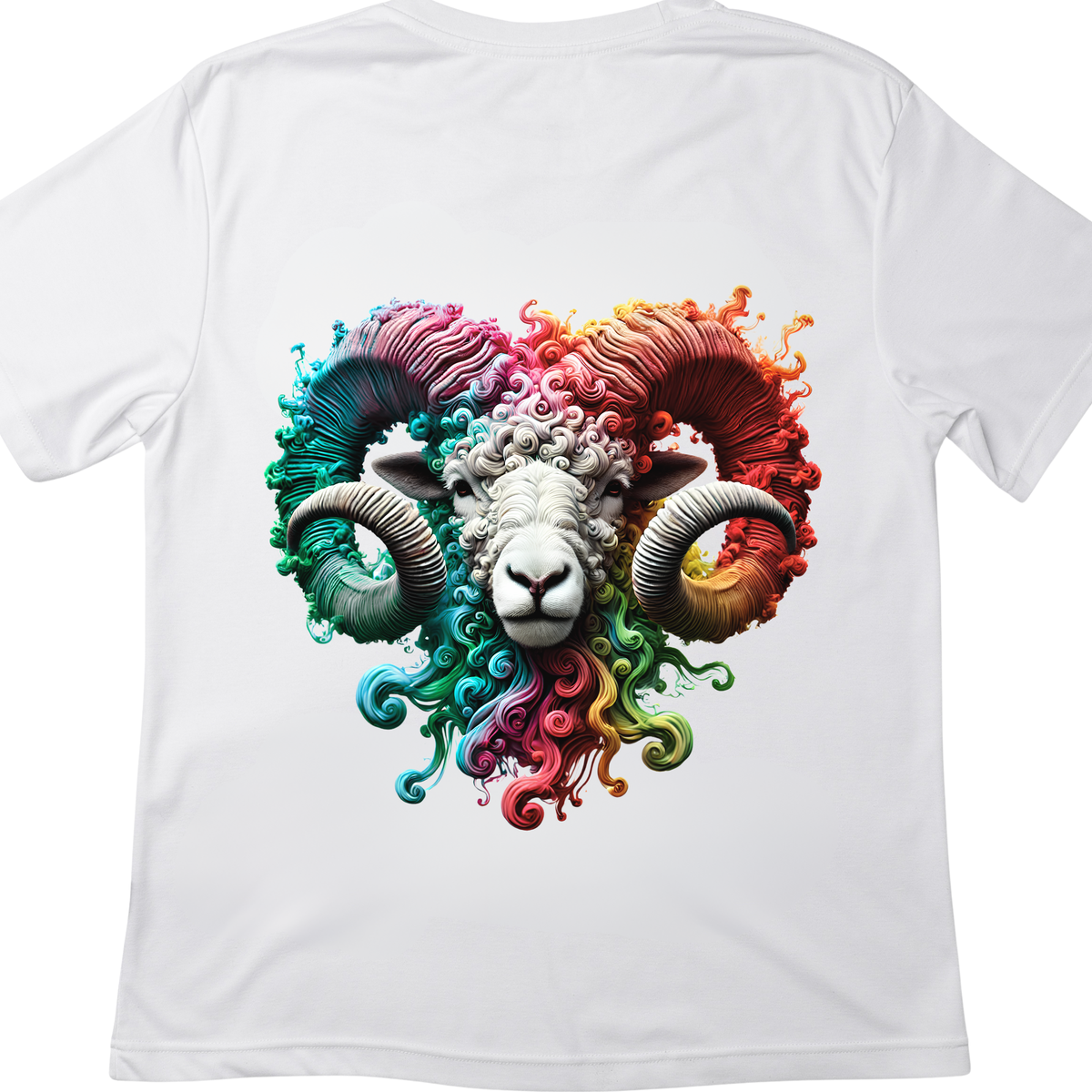 Aries Zodiac T-Shirt | Bold Ram Front & Back Graphic Tee