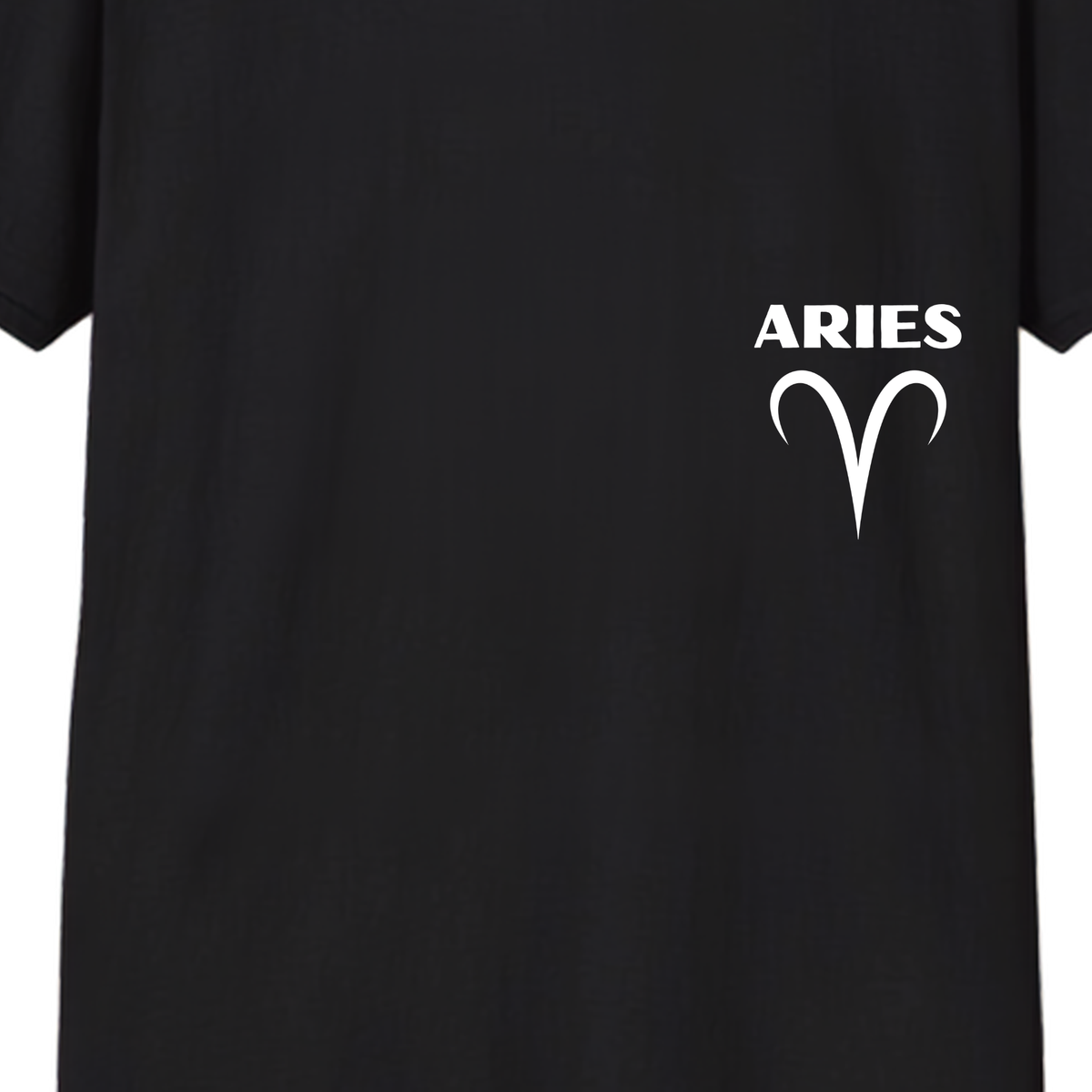 Aries Zodiac T-Shirt | Bold Ram Front & Back Graphic Tee