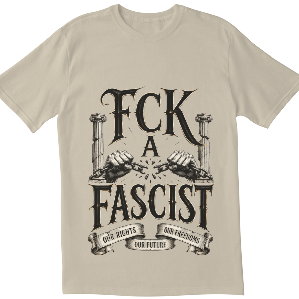 FCK Fascism T-Shirt | Anti-Fascism Statement Graphic Tee
