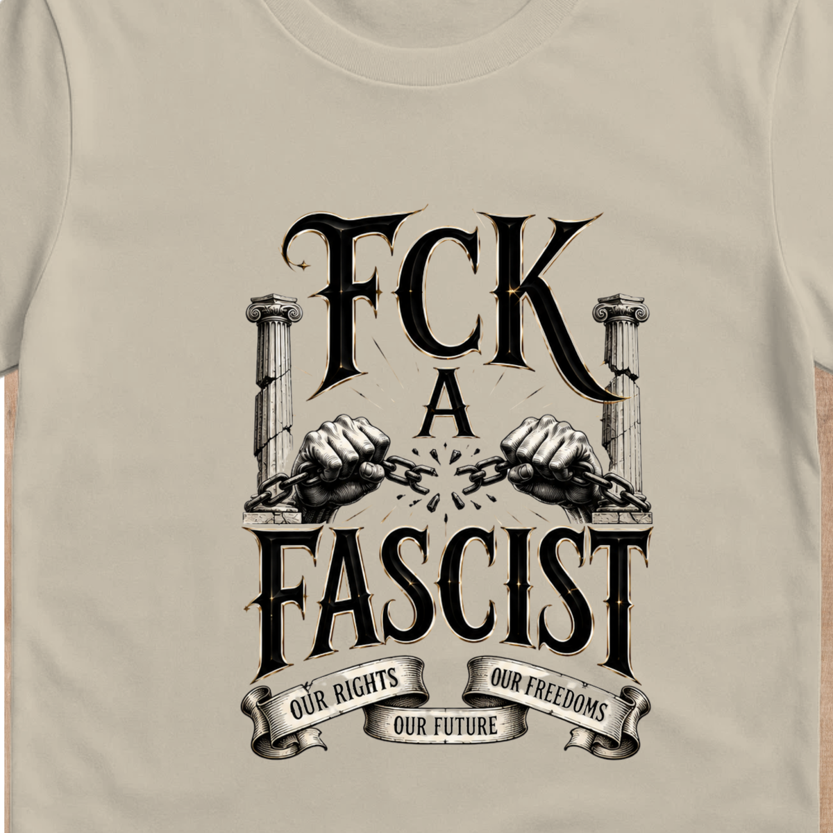 FCK Fascism T-Shirt | Anti-Fascism Statement Graphic Tee