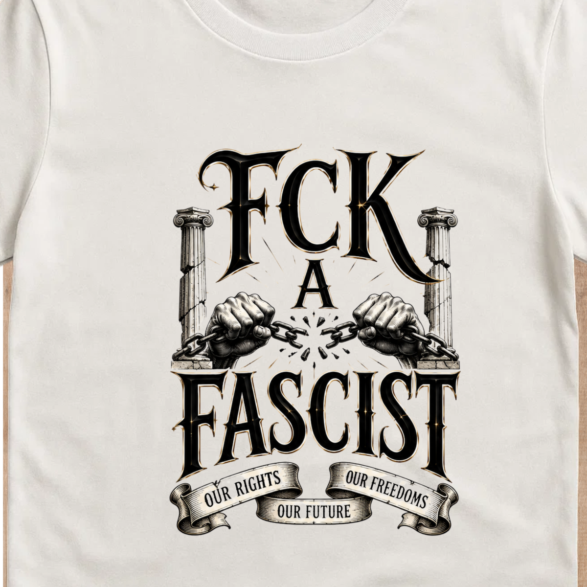 FCK Fascism T-Shirt | Anti-Fascism Statement Graphic Tee