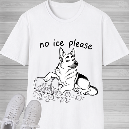 No ICE Please T-Shirt | Immigrant Rights Protest Tee