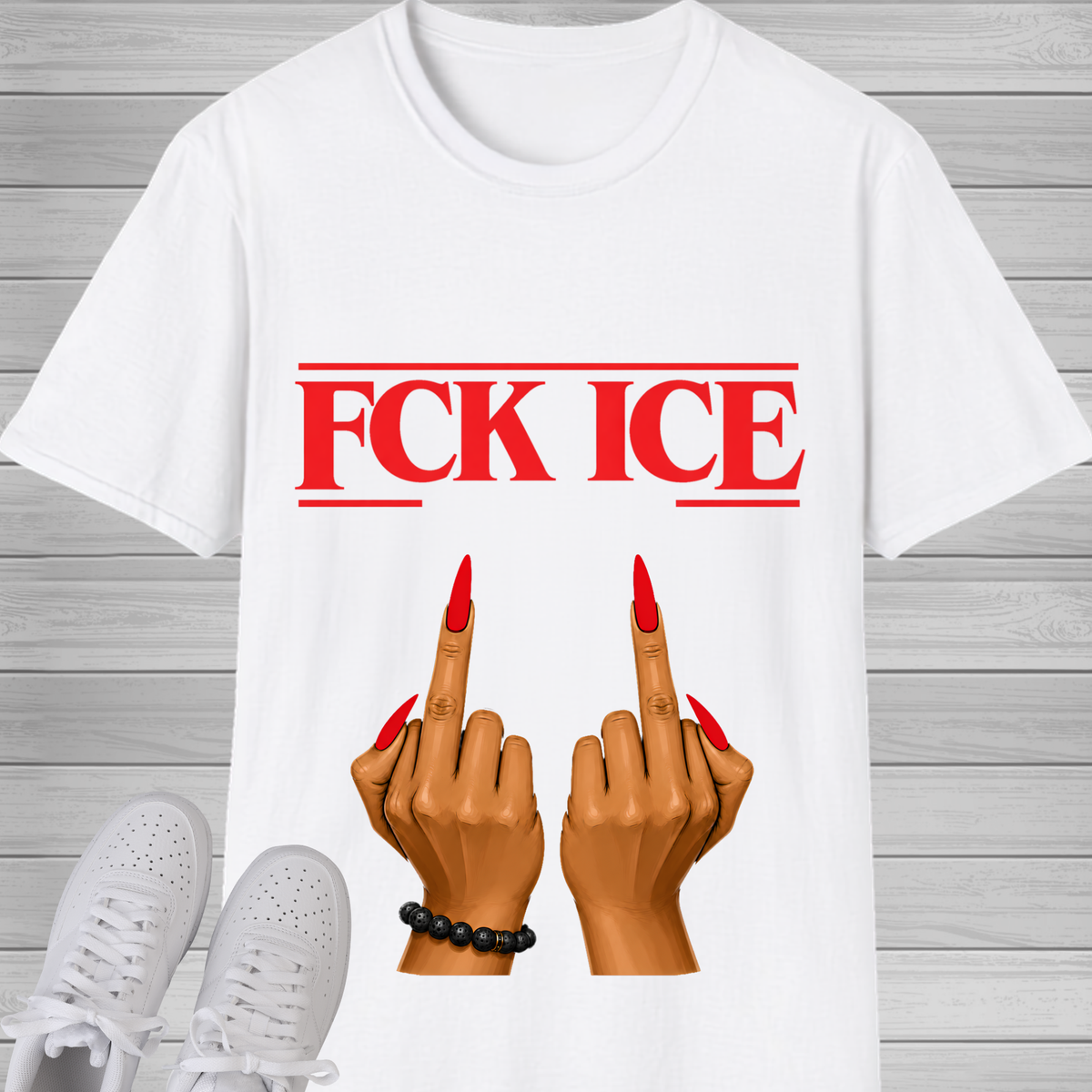 FCK ICE T-Shirt | Bold Immigrant Rights Graphic Tee
