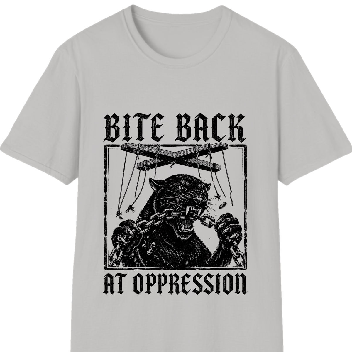 Bite Back at Oppression T-Shirt | Bold Resistance Graphic Tee