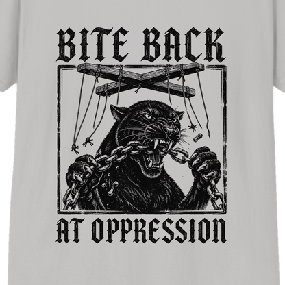 Bite Back at Oppression T-Shirt | Bold Resistance Graphic Tee