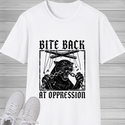 Bite Back at Oppression T-Shirt | Bold Resistance Graphic Tee