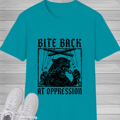 Bite Back at Oppression T-Shirt | Bold Resistance Graphic Tee