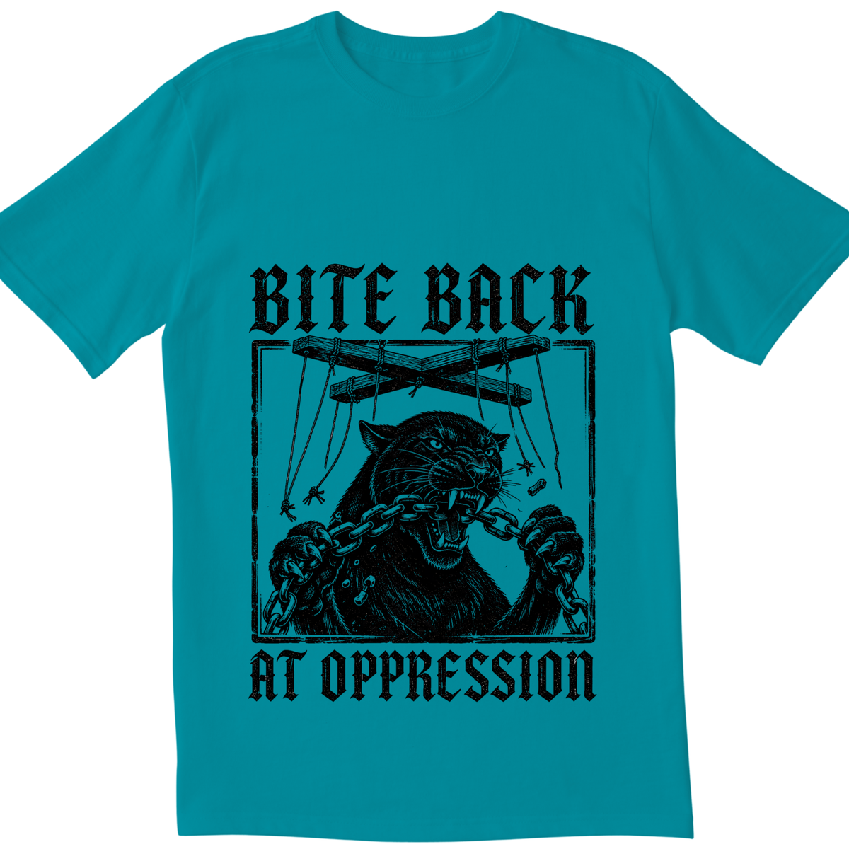 Bite Back at Oppression T-Shirt | Bold Resistance Graphic Tee