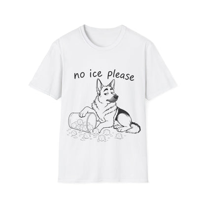 No ICE Please T-Shirt | Immigrant Rights Protest Tee