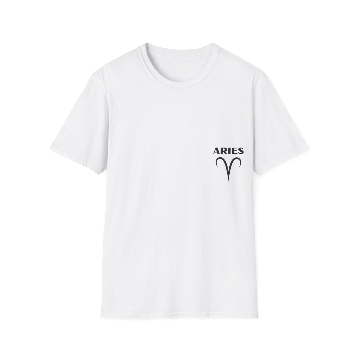 Aries Zodiac T-Shirt | Bold Ram Front & Back Graphic Tee